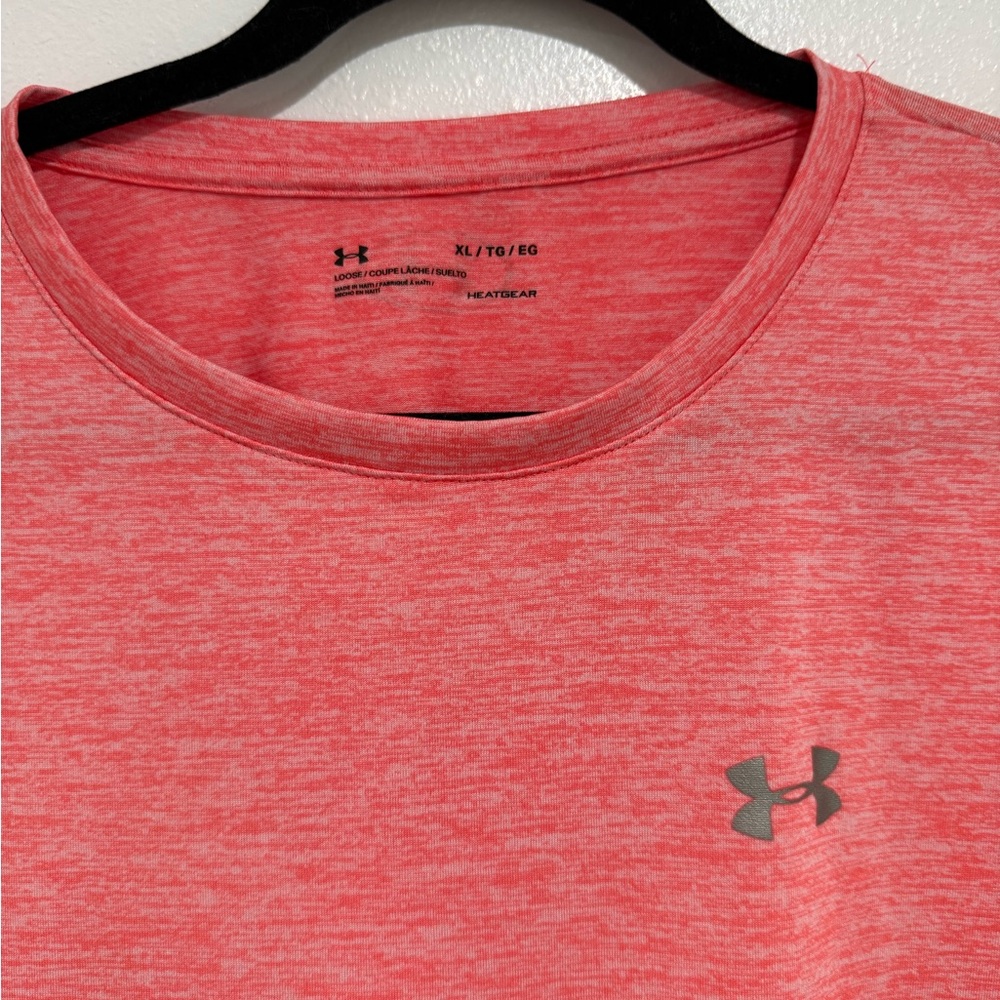 Under Armour Women’s Short Sleeve Tees - Coral & Maroon - Picture 4 of 8